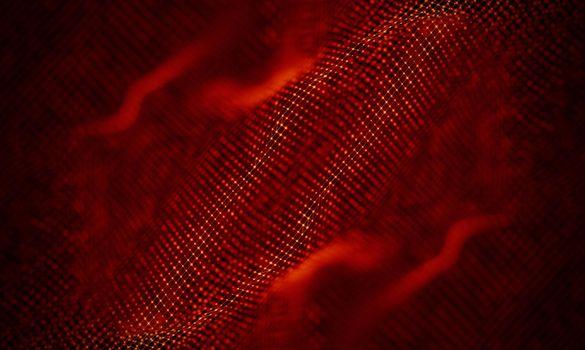 Abstract Black Geometrical Background . Connection structure. Science background. Futuristic Technology HUD Element . onnecting dots and lines . Big data visualization and Business .