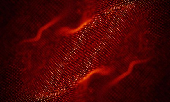 Abstract Black Geometrical Background . Connection structure. Science background. Futuristic Technology HUD Element . onnecting dots and lines . Big data visualization and Business .