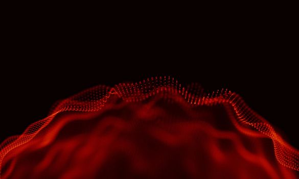 Abstract Black Geometrical Background . Connection structure. Science background. Futuristic Technology HUD Element . onnecting dots and lines . Big data visualization and Business .