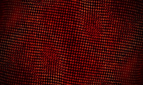 Abstract Black Geometrical Background . Connection structure. Science background. Futuristic Technology HUD Element . onnecting dots and lines . Big data visualization and Business .