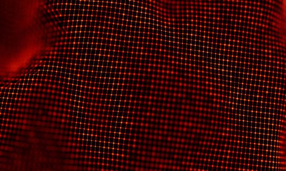 Abstract Black Geometrical Background . Connection structure. Science background. Futuristic Technology HUD Element . onnecting dots and lines . Big data visualization and Business .