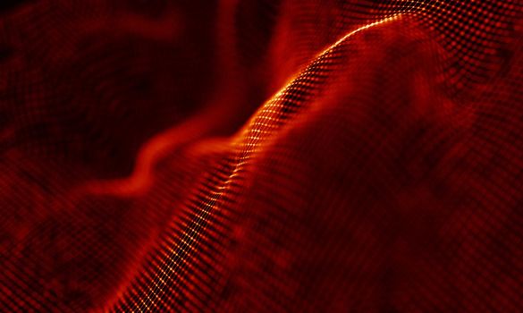 Abstract Black Geometrical Background . Connection structure. Science background. Futuristic Technology HUD Element . onnecting dots and lines . Big data visualization and Business .