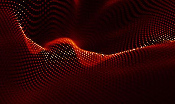 Abstract Black Geometrical Background . Connection structure. Science background. Futuristic Technology HUD Element . onnecting dots and lines . Big data visualization and Business .