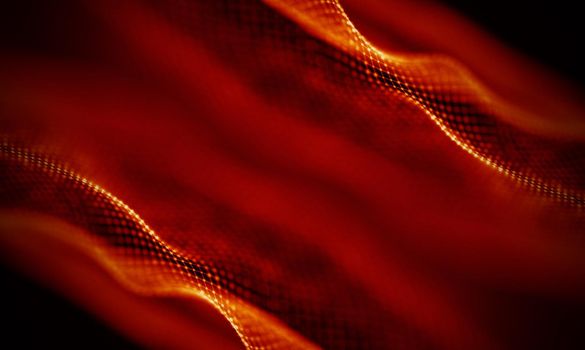Abstract Black Geometrical Background . Connection structure. Science background. Futuristic Technology HUD Element . onnecting dots and lines . Big data visualization and Business .