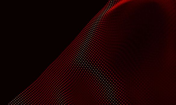 Abstract Black Geometrical Background . Connection structure. Science background. Futuristic Technology HUD Element . onnecting dots and lines . Big data visualization and Business .