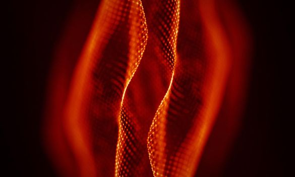 Abstract Black Geometrical Background . Connection structure. Science background. Futuristic Technology HUD Element . onnecting dots and lines . Big data visualization and Business .