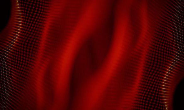 Abstract Black Geometrical Background . Connection structure. Science background. Futuristic Technology HUD Element . onnecting dots and lines . Big data visualization and Business .