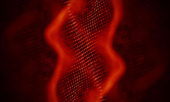 Abstract Black Geometrical Background . Connection structure. Science background. Futuristic Technology HUD Element . onnecting dots and lines . Big data visualization and Business .