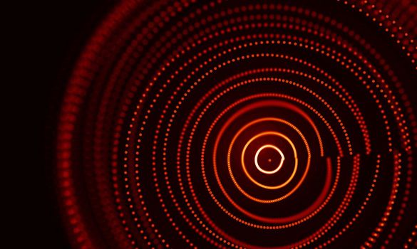 Abstract Black Geometrical Background . Connection structure. Science background. Futuristic Technology HUD Element . onnecting dots and lines . Big data visualization and Business .