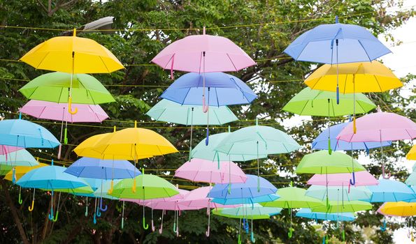 Colorful umbrella