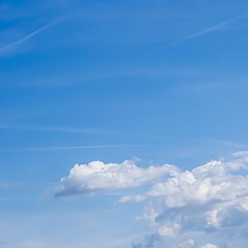 Dreamy surreal sky and clouds as abstract nature background, spiritual design and religion concept.