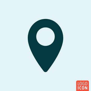 Location Icon. Location logo. Minimal icon design. Vector illustration