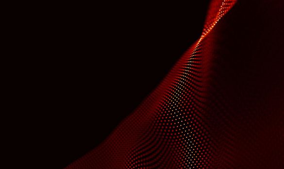 Abstract Black Geometrical Background . Connection structure. Science background. Futuristic Technology HUD Element . onnecting dots and lines . Big data visualization and Business .