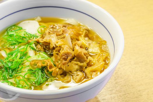 Japanese ramen noodle on table