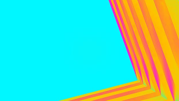 Ultraviolet render. Abstract vibrant geometric background. Banner or poster creative graphic wallpaper. Geometry glow neon electric lines.