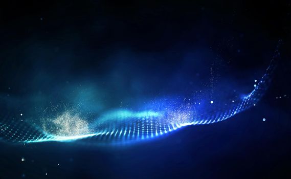 Blockchain technology background. Cryptocurrency fintech block chain network and programming concept.