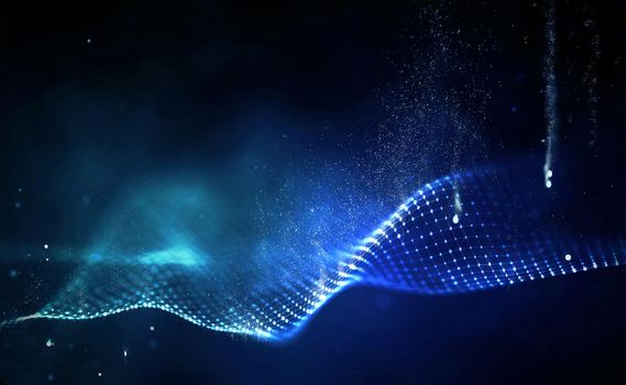 Blockchain technology background. Cryptocurrency fintech block chain network and programming concept.