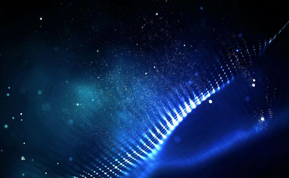 Blockchain technology background. Cryptocurrency fintech block chain network and programming concept.