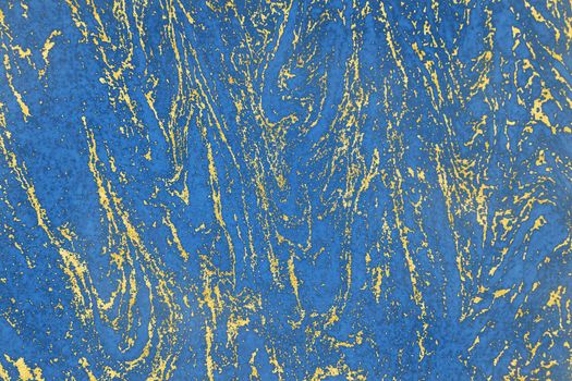 Gold mineral and dark blue ocean granite marble luxury interior texture