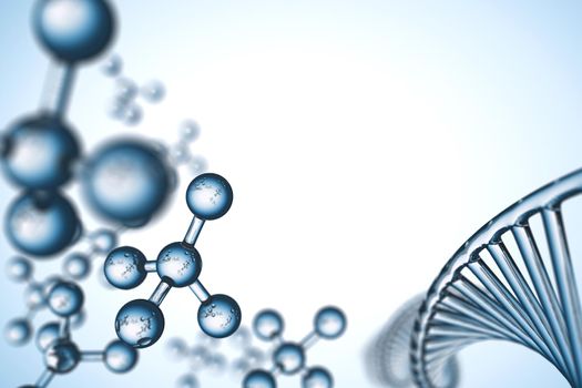 Abstract background . DNA molecule with X