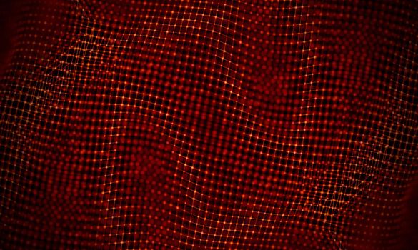 Abstract Black Geometrical Background . Connection structure. Science background. Futuristic Technology HUD Element . onnecting dots and lines . Big data visualization and Business .