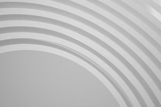 Abstract Architecture Background. Empty White Futuristic Room. 3d Render