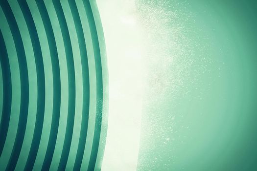 Abstract Architecture Background. Empty White Futuristic Room. 3d Render