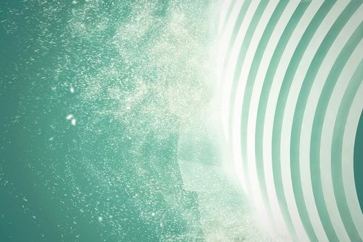 Abstract Architecture Background. Empty White Futuristic Room. 3d Render