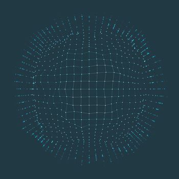 Background 3d grid.Cyber technology Ai tech wire network futuristic wireframe. Artificial intelligence . Cyber security background