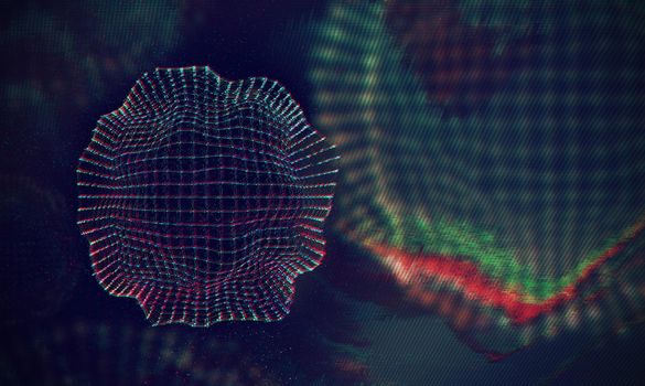Futuristic Glitch background. Abstract pixel noise glitch error video damage like Vhs glitch. Pattern for wallpaper design. Screen error effect. Abstract background.