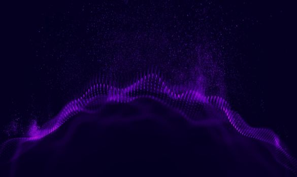 Abstract Black Geometrical Background . Connection structure. Science background. Futuristic Technology HUD Element . onnecting dots and lines . Big data visualization and Business .