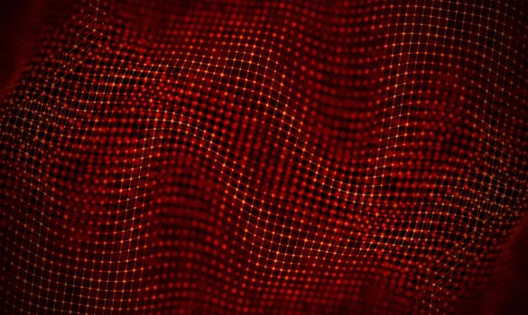 Abstract Black Geometrical Background . Connection structure. Science background. Futuristic Technology HUD Element . onnecting dots and lines . Big data visualization and Business .