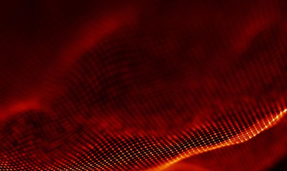 Abstract Black Geometrical Background . Connection structure. Science background. Futuristic Technology HUD Element . onnecting dots and lines . Big data visualization and Business .