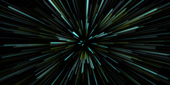 Speed Abstract with Glowing Energy Lines