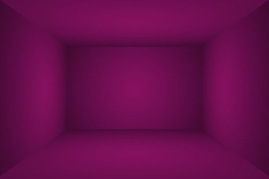 Studio Background Concept - abstract empty light gradient purple studio room background for product. Plain Studio background