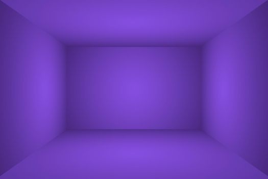 Studio Background Concept - abstract empty light gradient purple studio room background for product. Plain Studio background