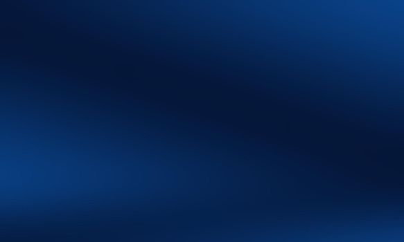 Gradient Blue abstract background. Smooth Dark blue with Black vignette Studio.