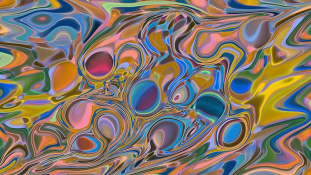 Abstract textured iridescent multicolored background.