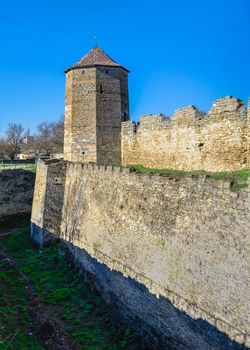 24.04.2021. Bilhorod-Dnistrovskyi or Akkerman fortress, Odessa region, Ukraine, on a sunny spring morning