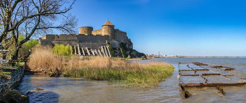 24.04.2021. Bilhorod-Dnistrovskyi or Akkerman fortress, Odessa region, Ukraine, on a sunny spring morning