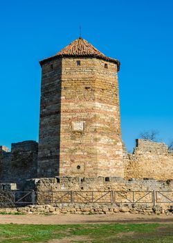 24.04.2021. Bilhorod-Dnistrovskyi or Akkerman fortress, Odessa region, Ukraine, on a sunny spring morning