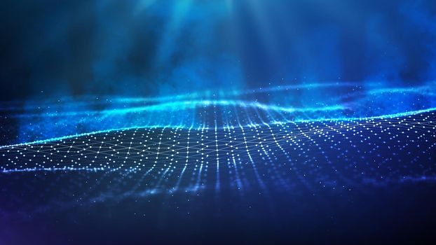 Blockchain technology background. Cryptocurrency fintech block chain network and programming concept.